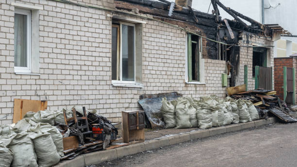 Professional Fire Damage Removal technician working in Skippack, PA